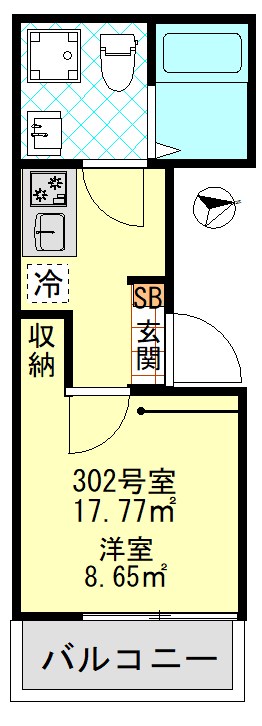 プルミア梅島 間取り