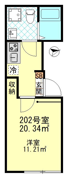 プルミア梅島 間取り