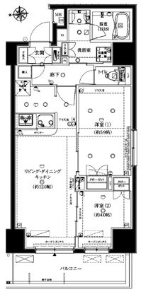 イアース西日暮里 間取り