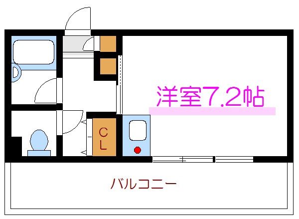 ジャネットビル 412号室 間取り