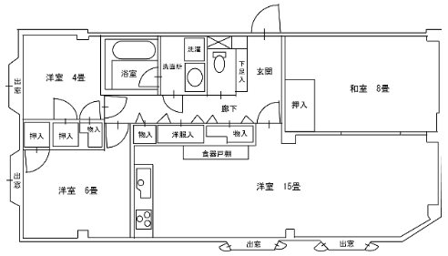 リバーサイド坂本 間取り