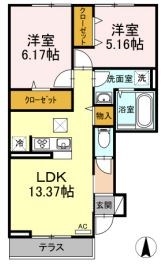 アステールⅡ 間取り