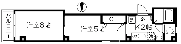 スウィートヴィレッジⅡ 間取り