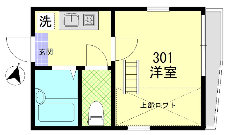 シャルム千住寿 間取り