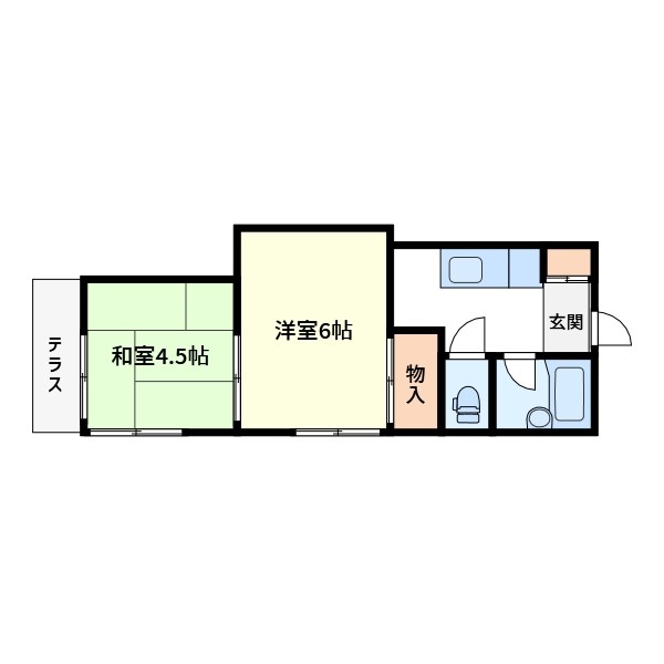 ハイツエノモト 間取り