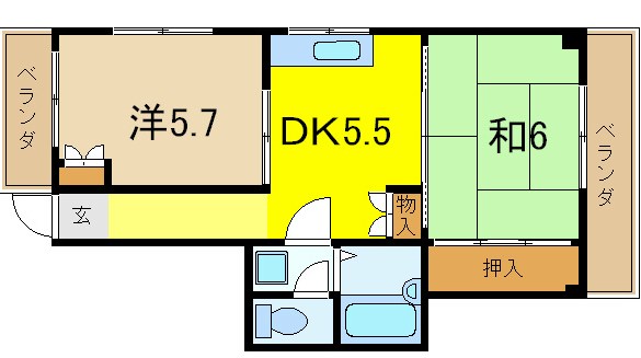 メイツ明石町 間取り