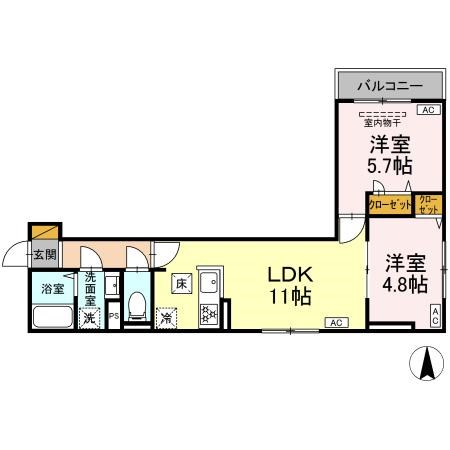 セレスティア南篠崎町 間取り