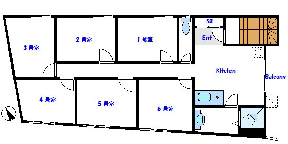 オアシス西日暮里 間取り