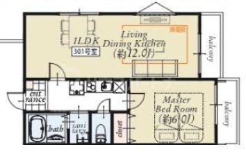 MAISON SA XII 間取り