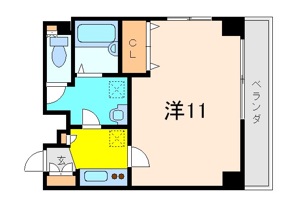Humanハイム中葛西 901号室 間取り