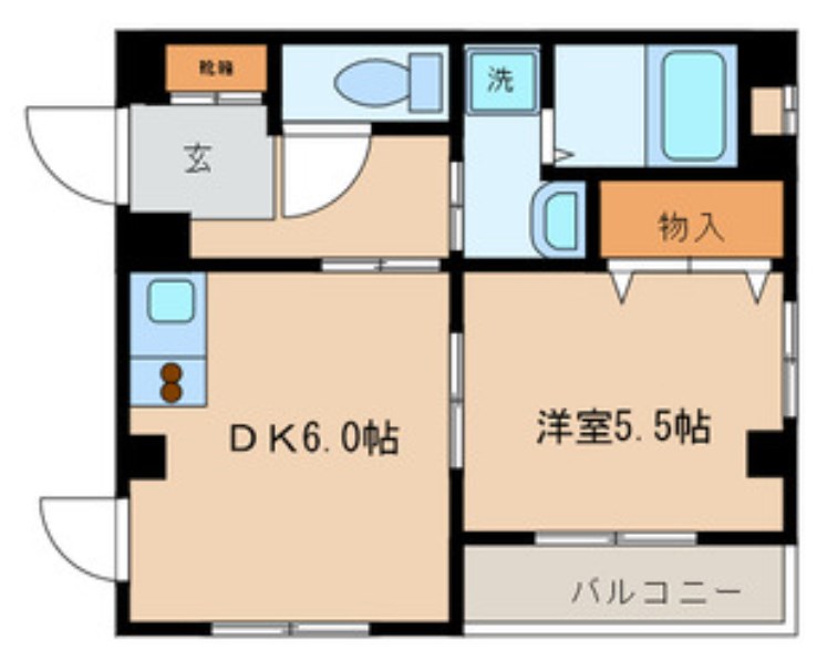 ＳＯＬＢＩＯＳ沖杉  間取り