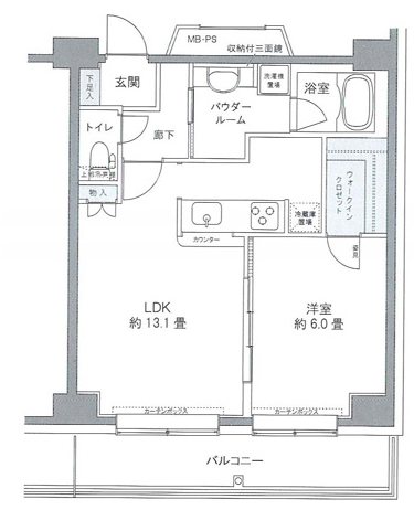 プライムアーバン豊洲  間取り
