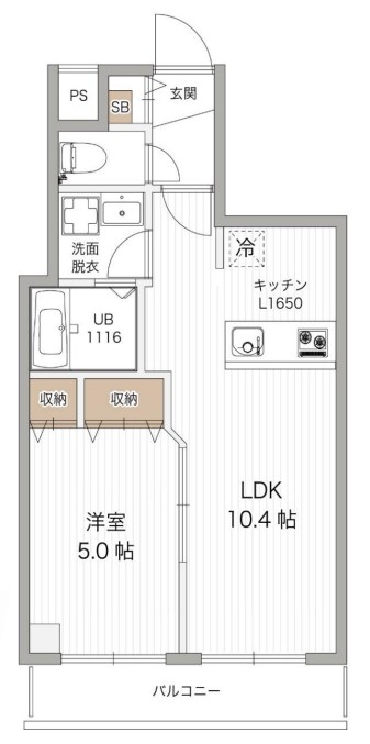 レピュア西葛西レジデンス 402号室 間取り