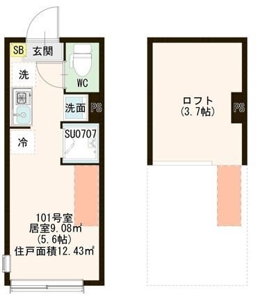 ハーモニーテラス西亀有Ⅲ 間取り