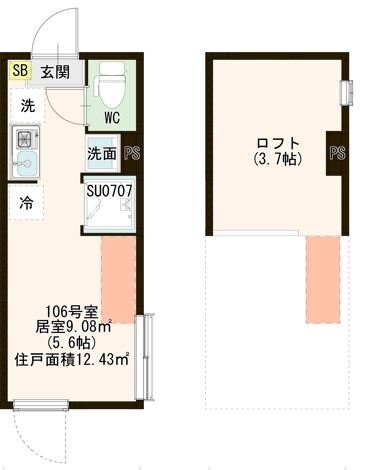 ハーモニーテラス西亀有Ⅲ 間取り