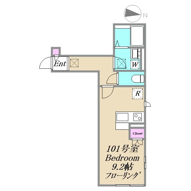 ベルリード関原 間取り