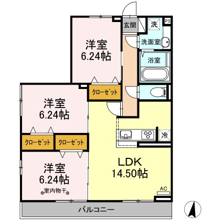 グレイスコート   間取り