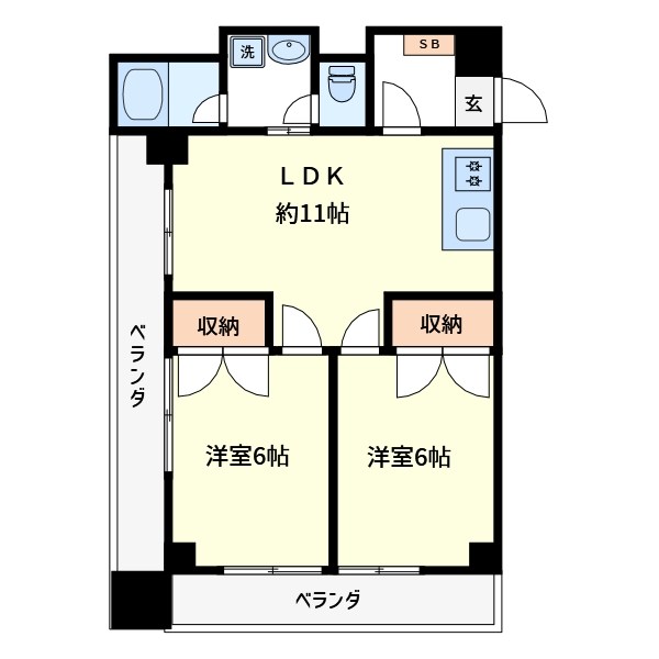 レジデンス宮田 間取り