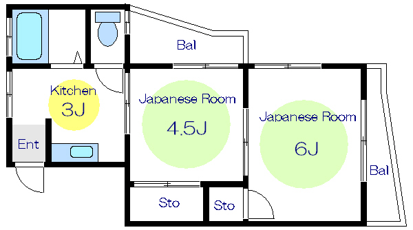 共栄荘 間取り