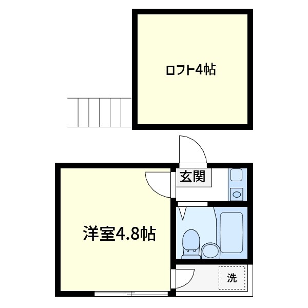 レオパレス梅島第5 間取り