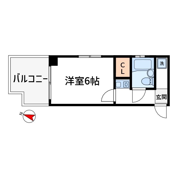 シャトールースハヤシ  間取り