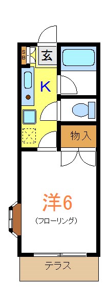メリーハイムⅢ    間取り