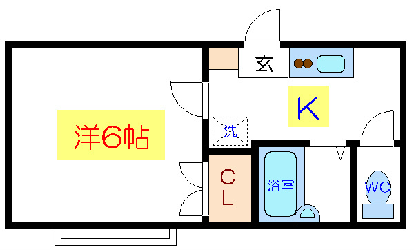 エリジオン  間取り