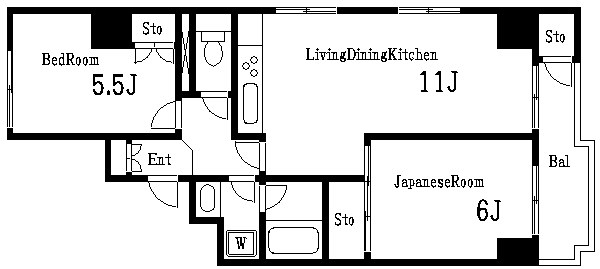 ライオンズマンション亀戸第２ 間取り図