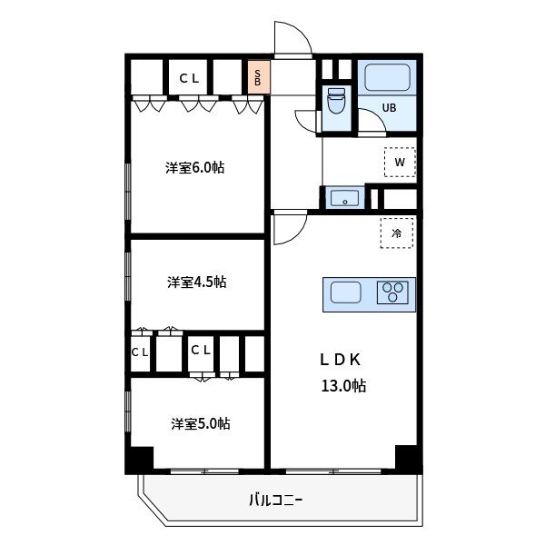 アーバンパーク立石   間取り