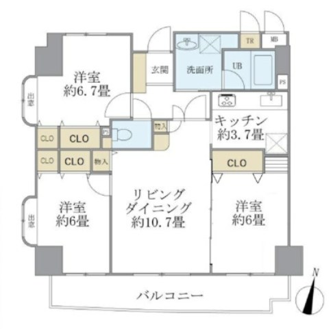 ドミール・コンフォール 間取り