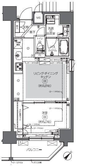 ZOOM日本橋馬喰町 間取り