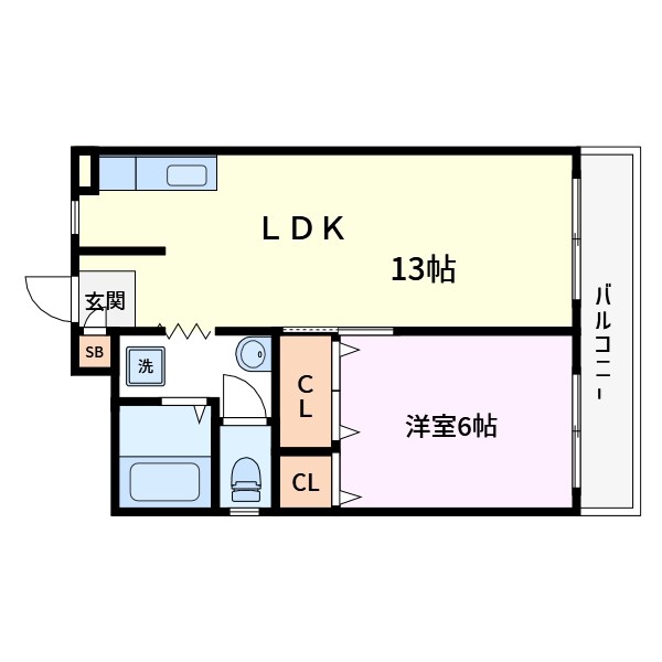 第一日東ハイツ 間取り