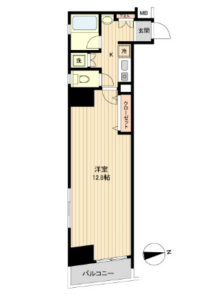 ラクラス新御徒町  間取り