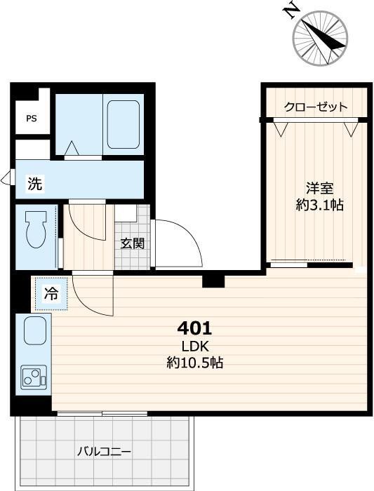 デプエル下谷 間取り