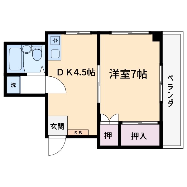 グリーンハウス平井 間取り
