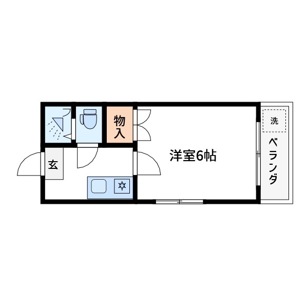 セント・メゾン小松川 208号室 間取り