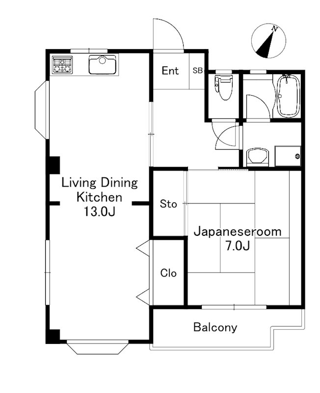 レジデンスヨコヤマ  間取り