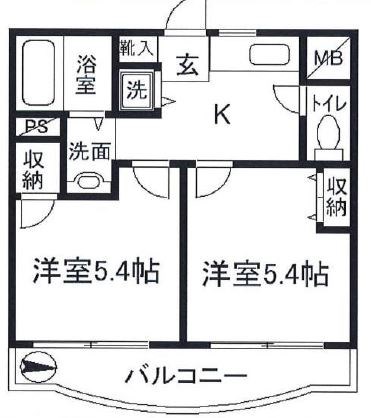 プルーラル西大島 間取り