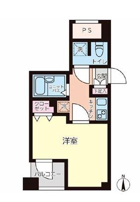 スカイコート大島 間取り
