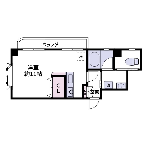 メゾンＳＵＧＡⅢ 306号室 間取り
