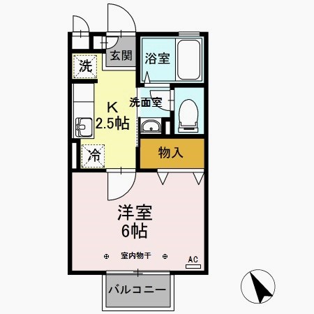 メルベーユ2号棟 間取り