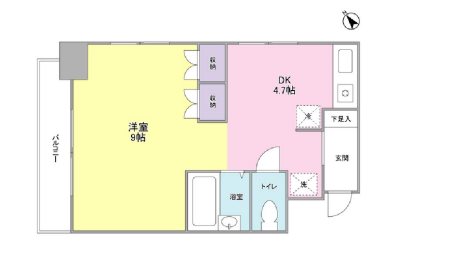 エスポワール梅里  間取り