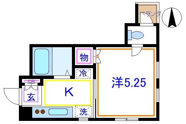 松岡コーポⅡ 間取り