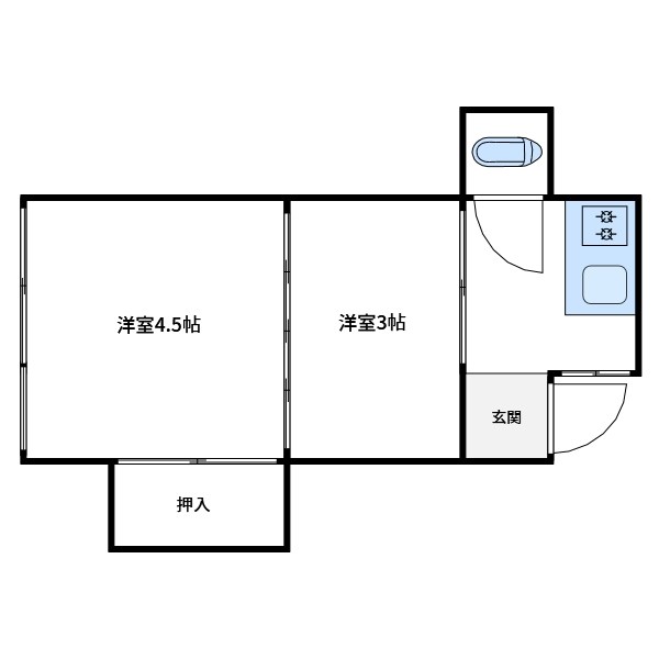 大内荘 間取り