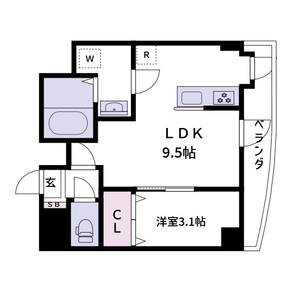 アルファコート瑞江 間取り
