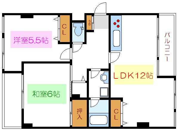 ボーリヴァージュ深谷 間取り