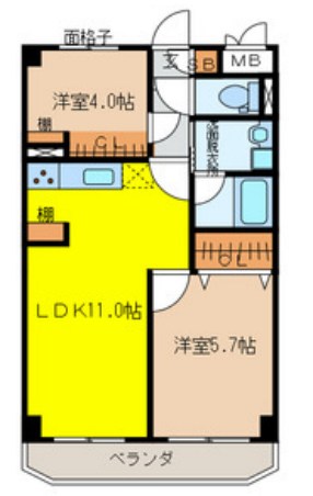 サンモール四季Ⅱ 103号室 間取り