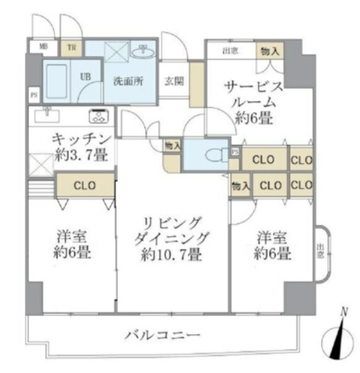 ドミール・コンフォール 間取り