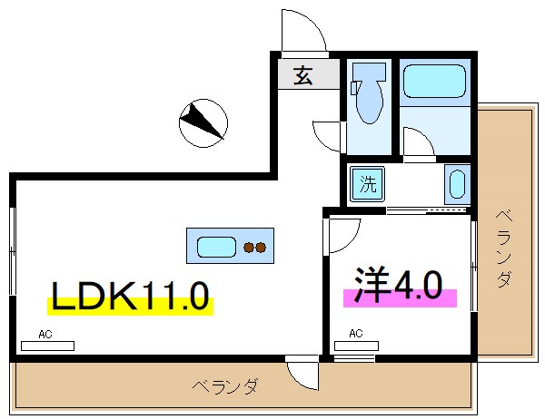 レジデンス高久 間取り