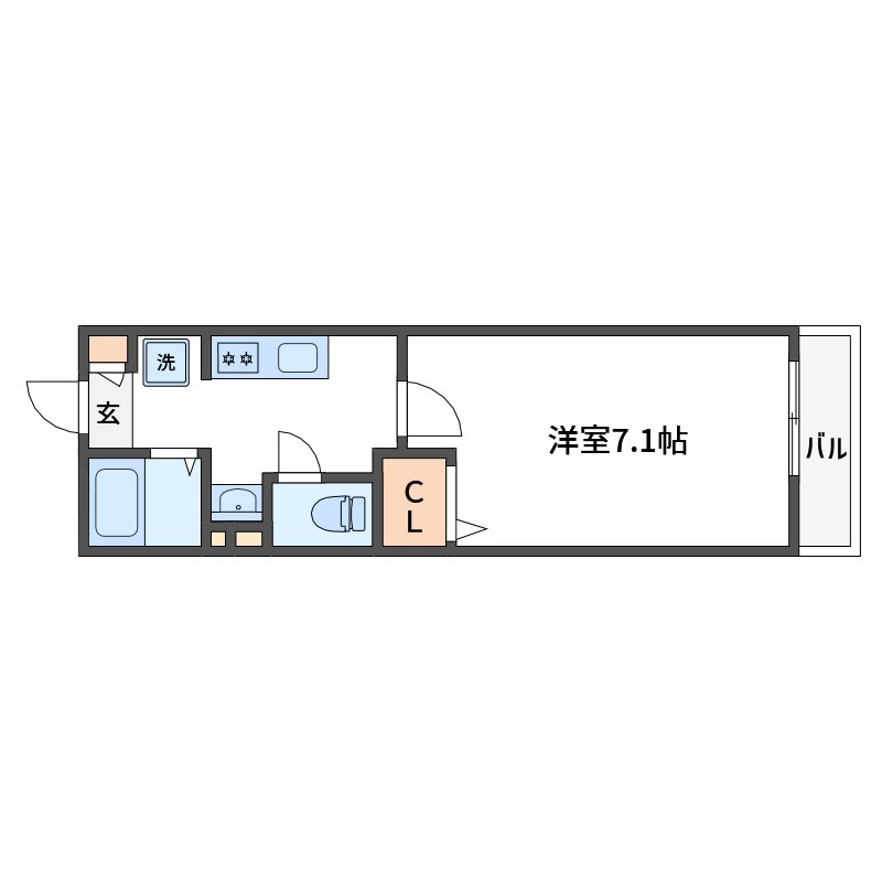コンフォートハイツ南橋 間取り